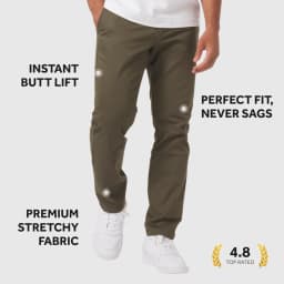 Perk Clothing Feel Good Camo Olive Chinos