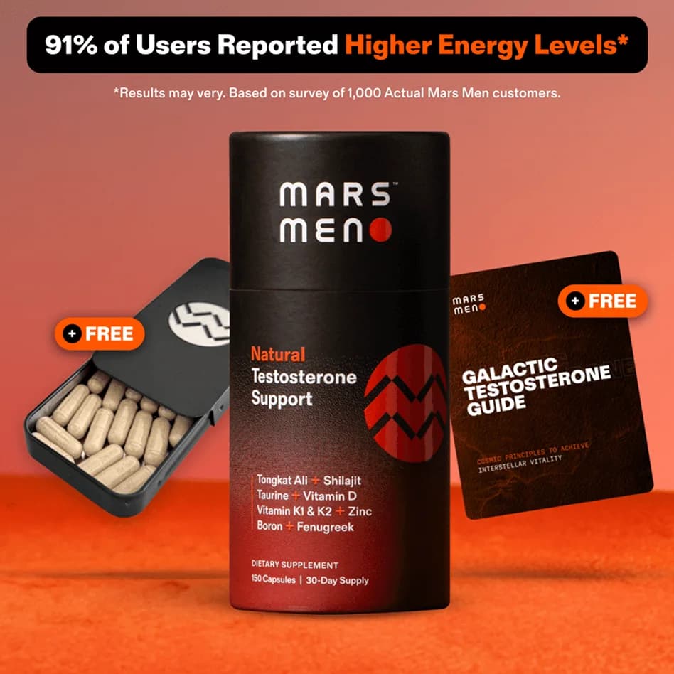 Men Go To Mars Natural T Booster