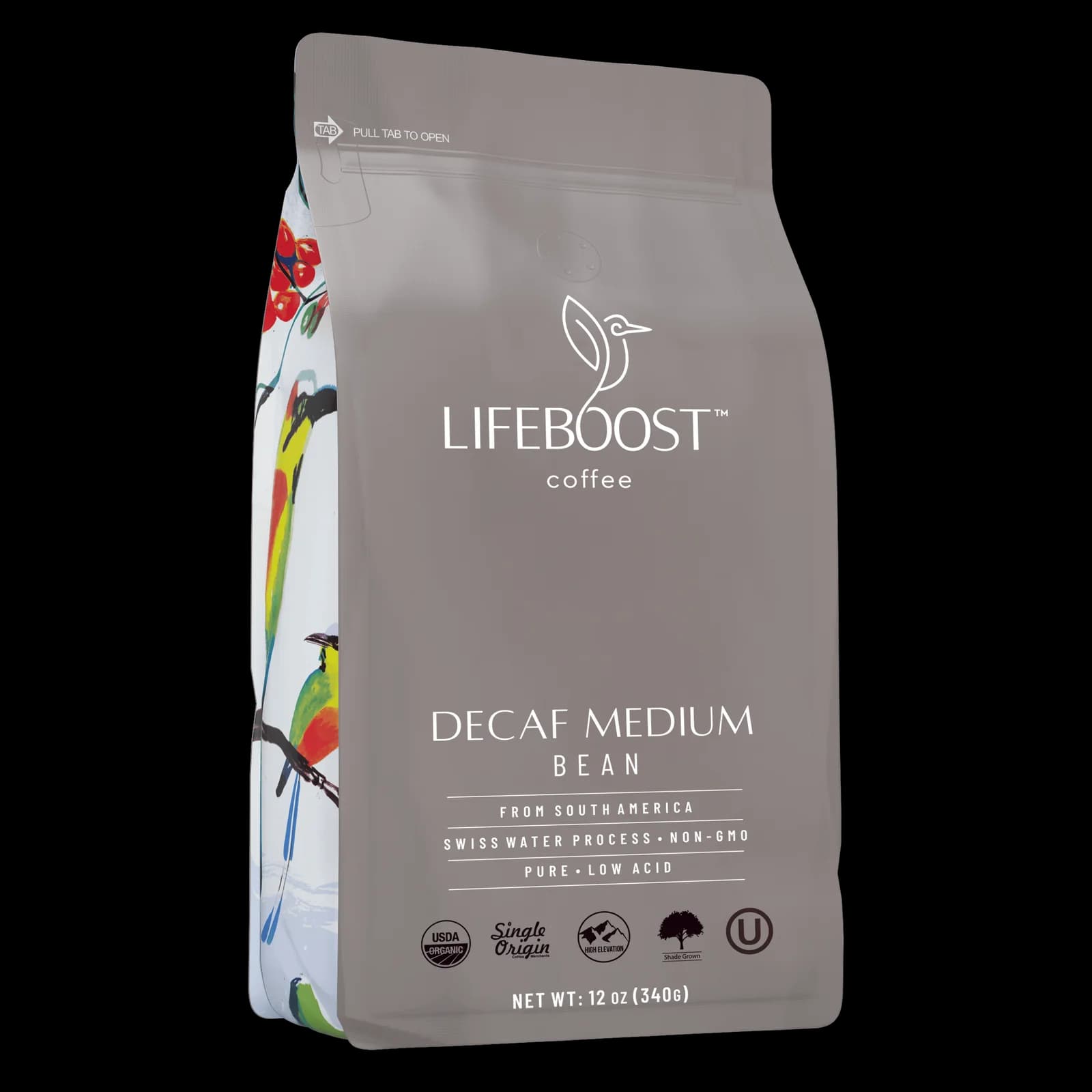 Lifeboost Coffee Medium Roast Decaf