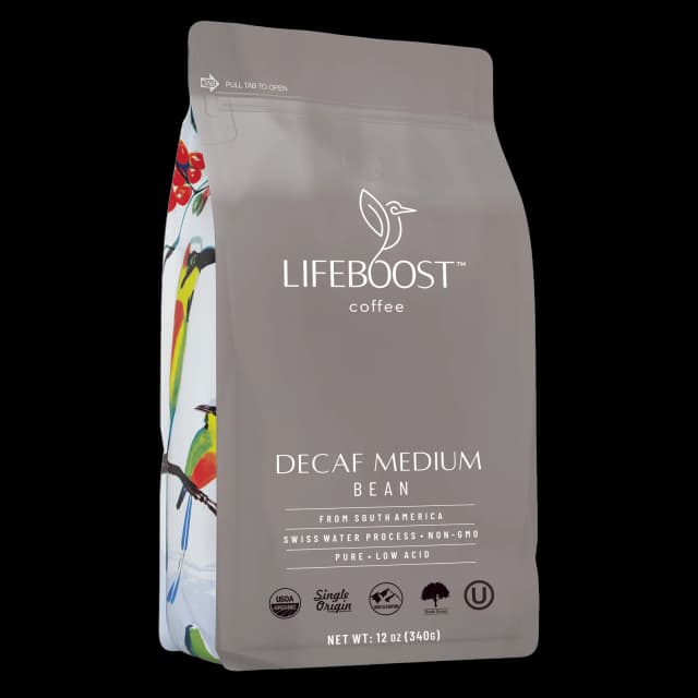 Lifeboost Coffee Medium Roast Decaf