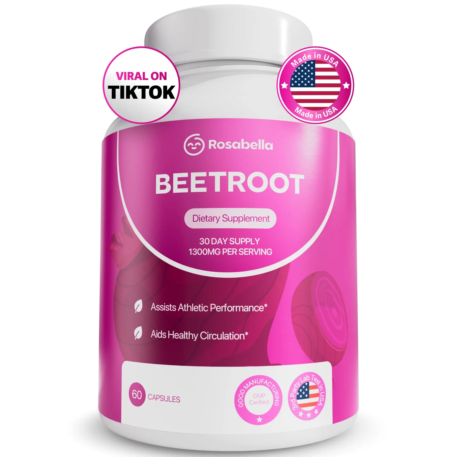 Rosabella Organic Beetroot Capsules