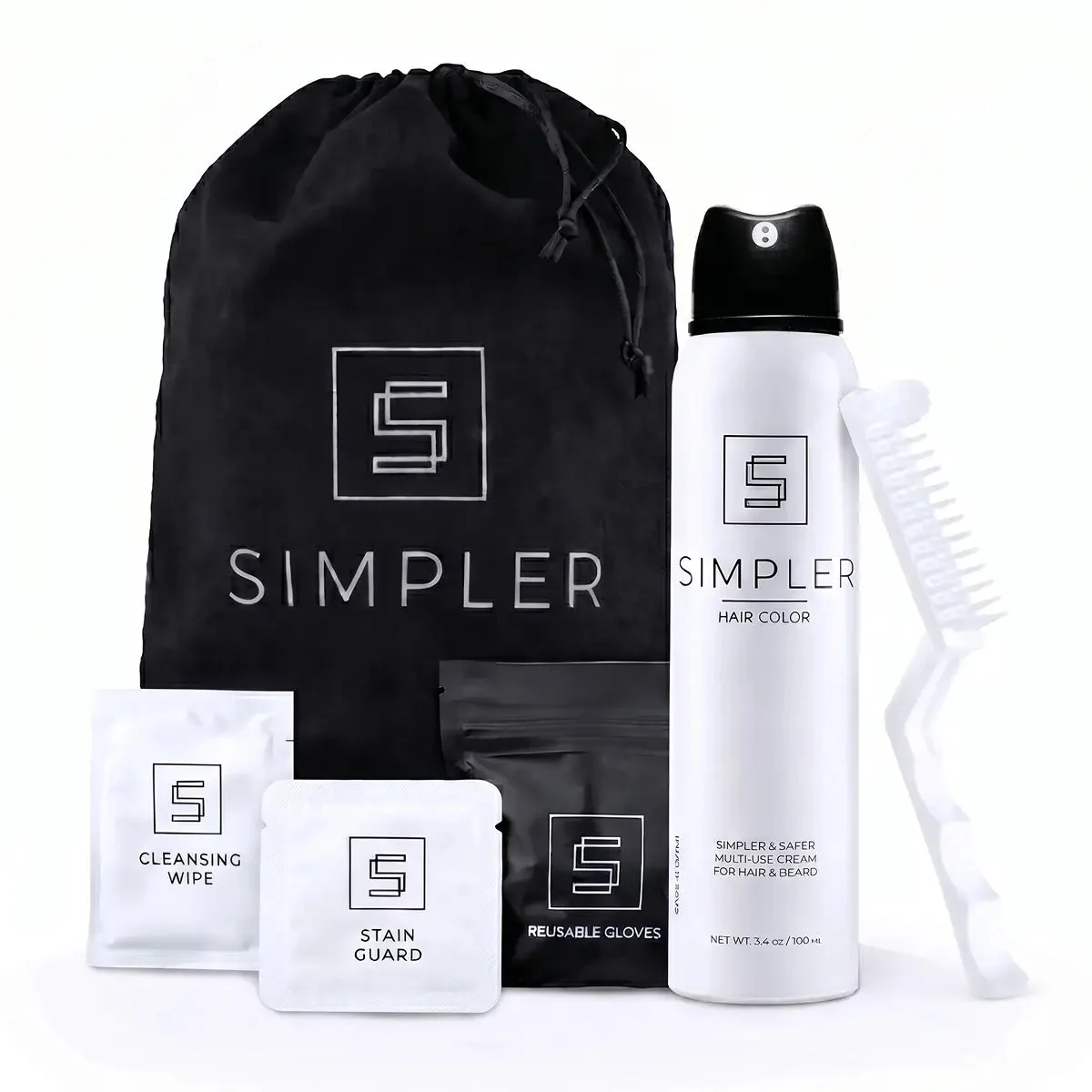 Simpler Hair Color Men's Full Coverage - Color Box