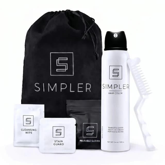 Simpler Hair Color Men's Full Coverage - Color Box