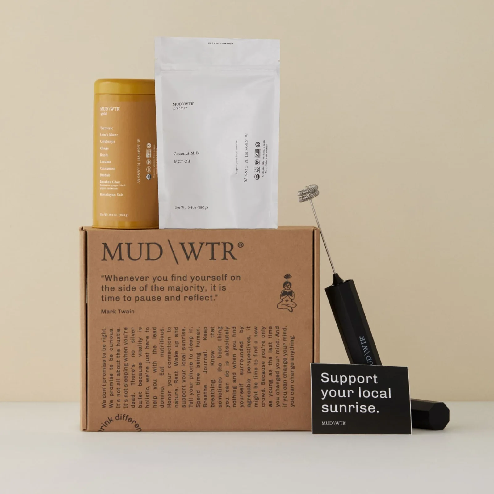 MUD\WTR :balance Turmeric Latte Bundle