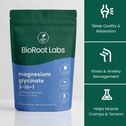 BioRoot Labs Magnesium Glycinate 3 In 1