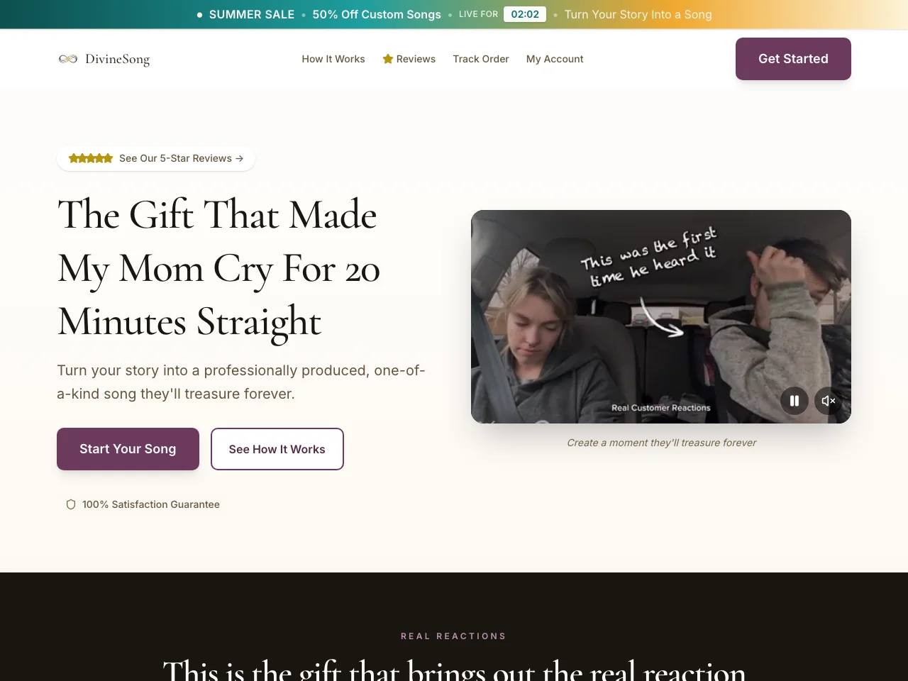 DivineSong website screenshot