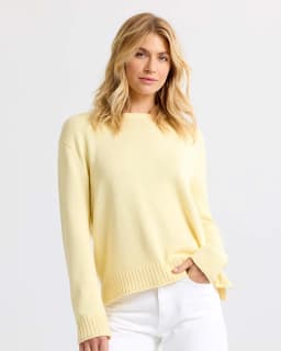 Pura Cashmere Everyday Cotton Crew
