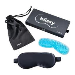 Blissy Chill Edition Silk Sleep Mask · Black