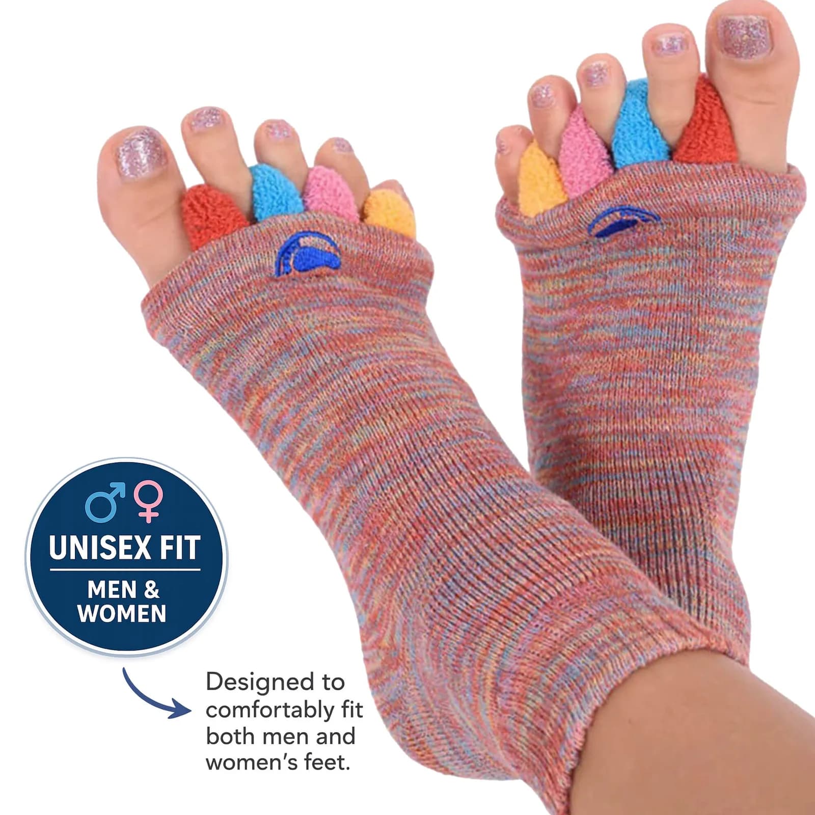 My-Happy Feet Multi Color Foot Alignment Socks