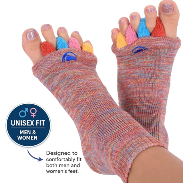 My-Happy Feet Multi Color Foot Alignment Socks