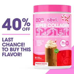 Obvi Super Collagen Protein Powder | Peppermint Mocha