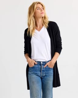 Pura Cashmere Long Cashmere Cardigan
