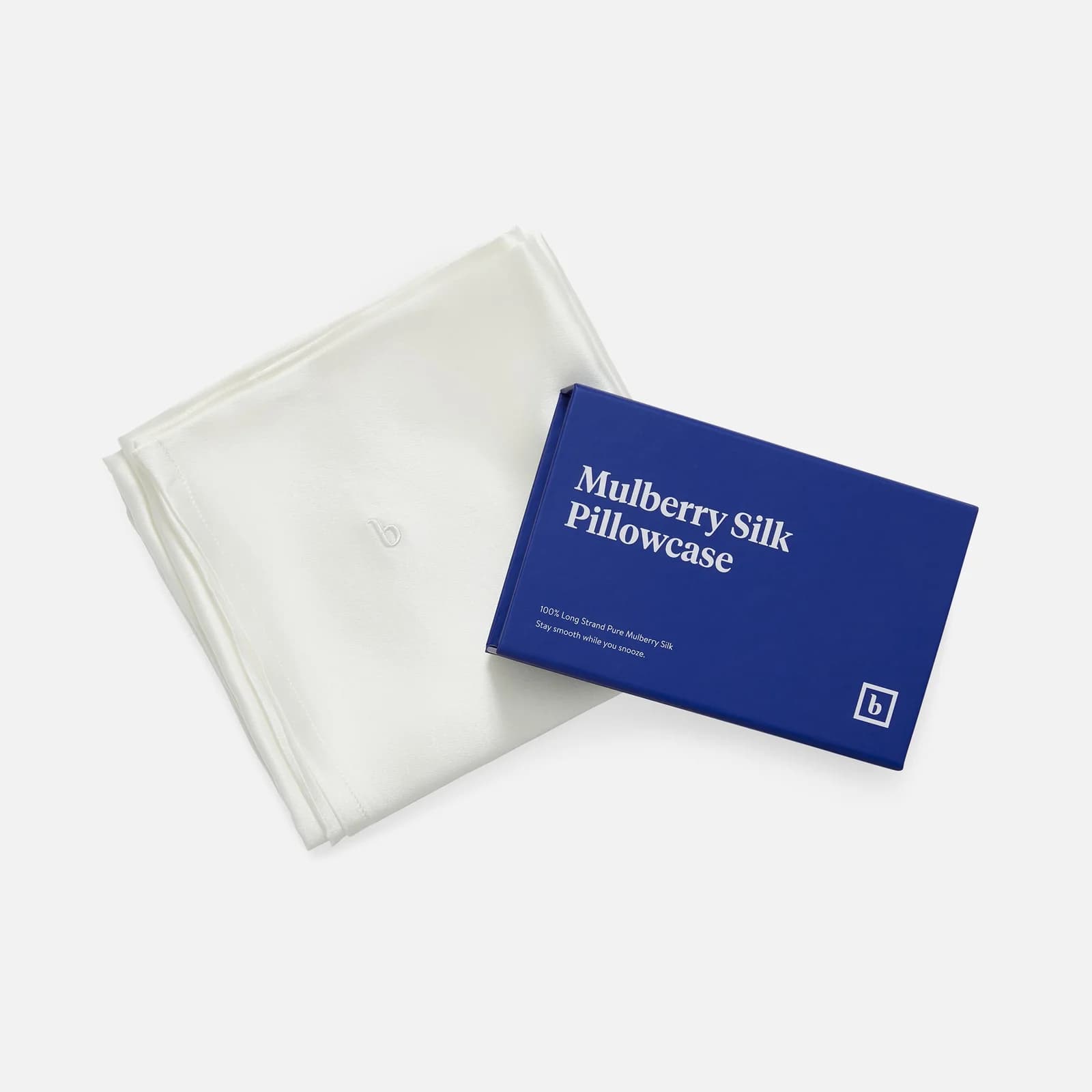 Brooklinen silk pillowcase fabric detail