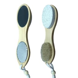 My-Happy Feet Foot Brush - 4 in 1 Brush, Foot Rasp, Pumice Stone & Foot File