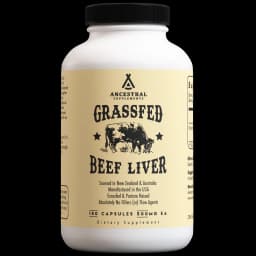 Ancestral Supplements Grass Fed Beef Liver