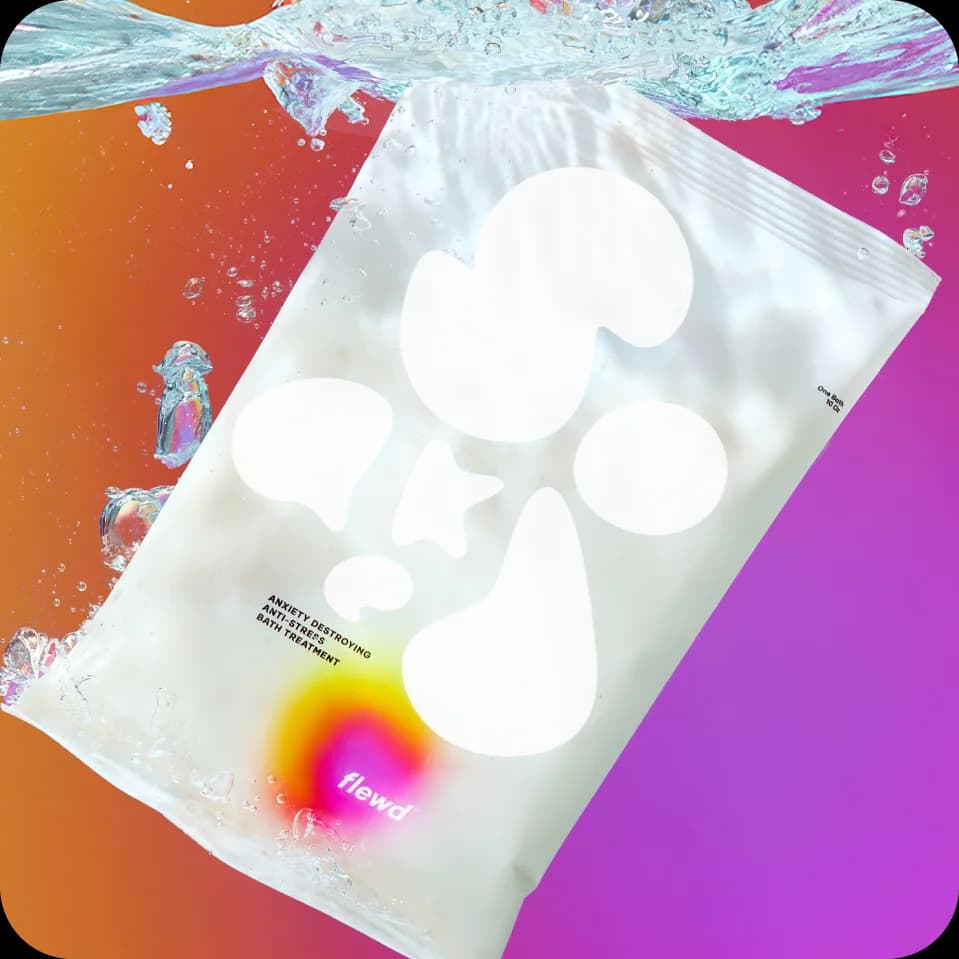 Flewd Stresscare anxiety destroying anti-stress bath treatment