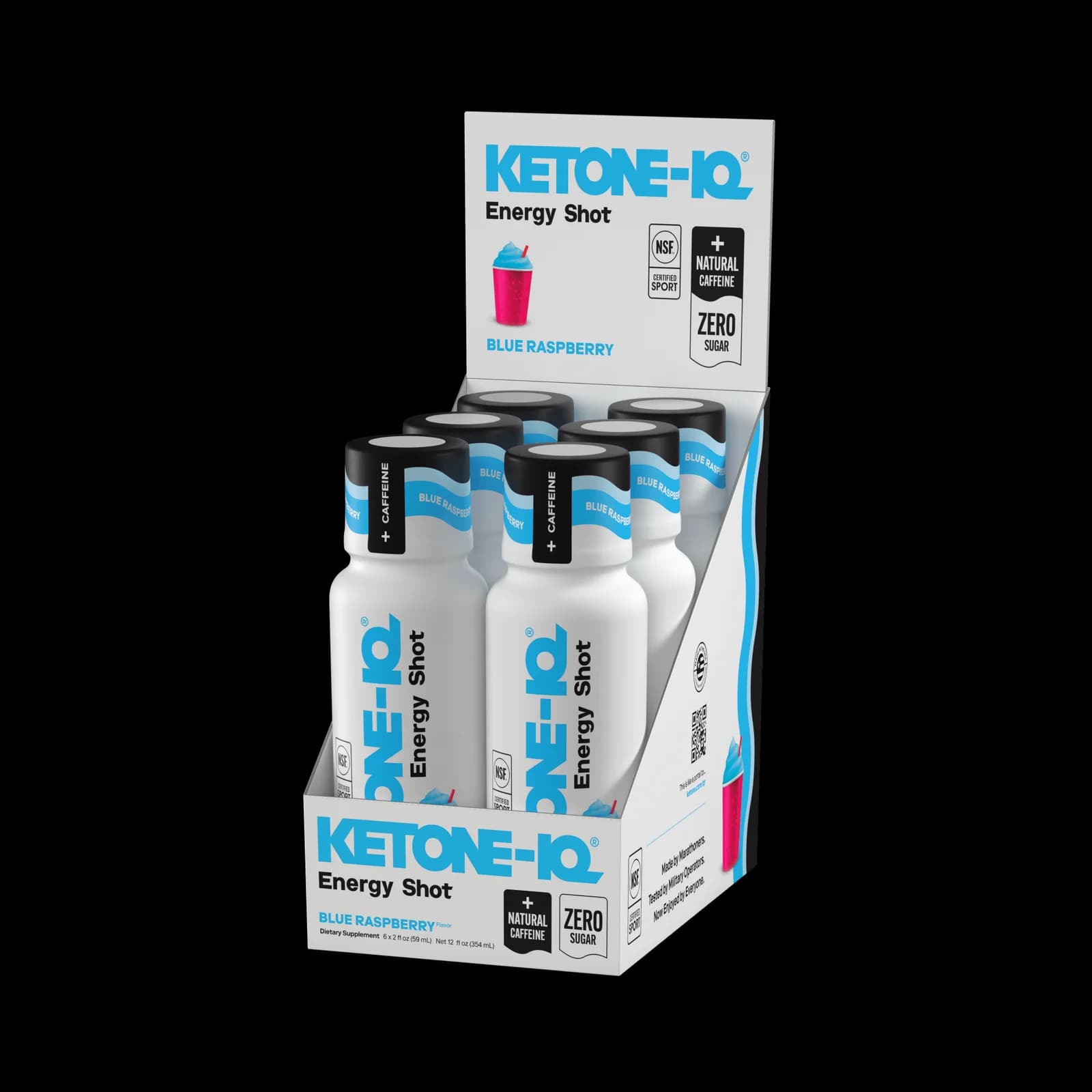 Ketone-IQ +Caffeine Shot Blue Raspberry