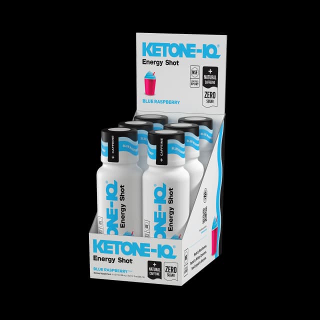 Ketone-IQ +Caffeine Shot Blue Raspberry
