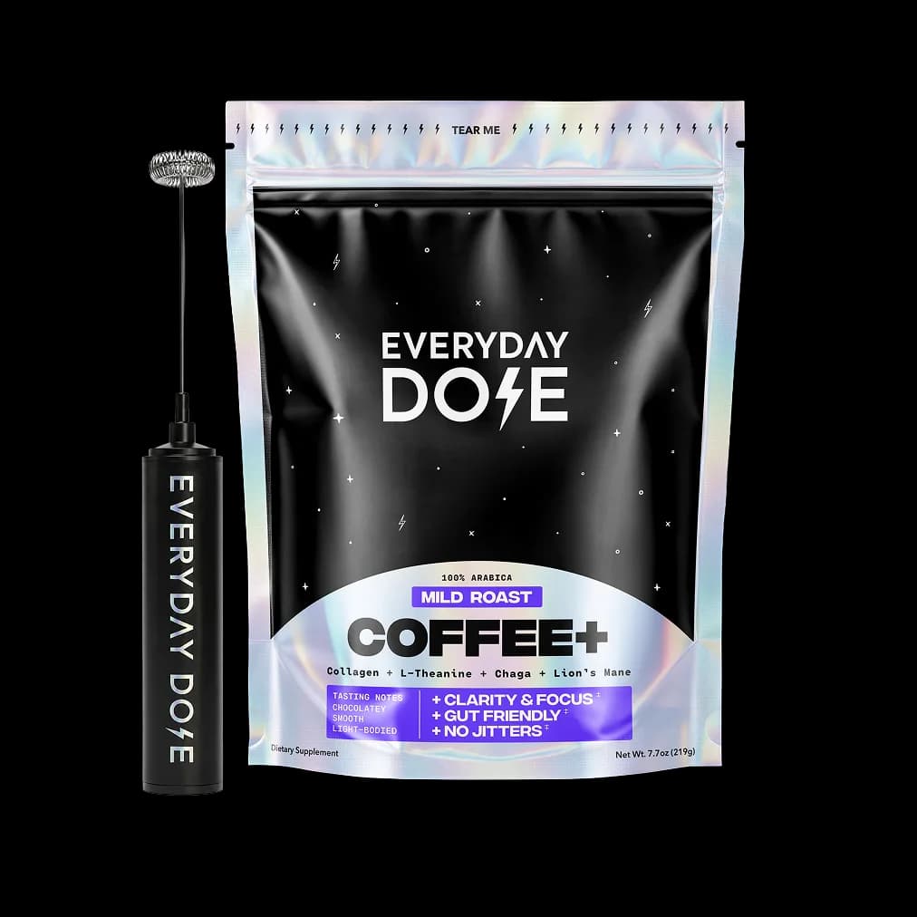 Everyday Dose Coffee+ Month Supply & Frother