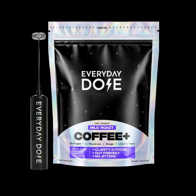 Everyday Dose Coffee+ Month Supply & Frother