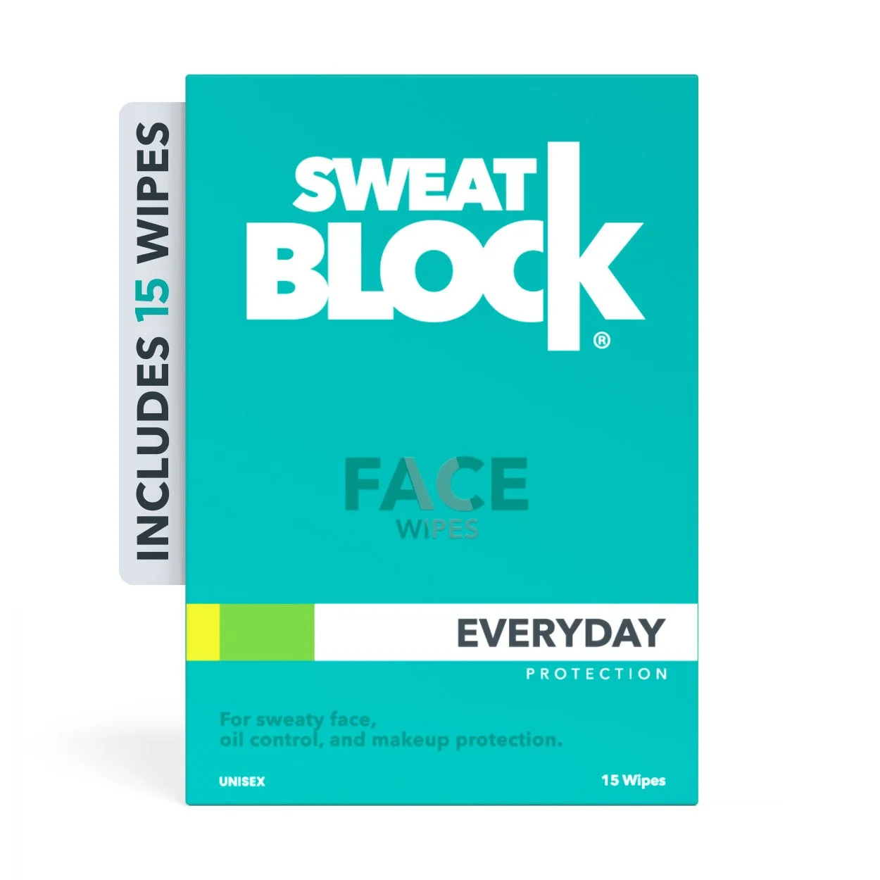 SweatBlock Face Antiperspirant Wipes