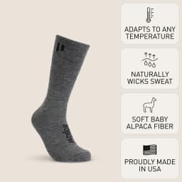 Hollow Alpaca Socks Crew Socks
